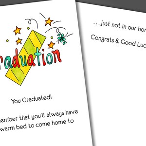 You Can&#39;t Return Graduation Card, Funny Graduation Card, Funny Congratulations Card