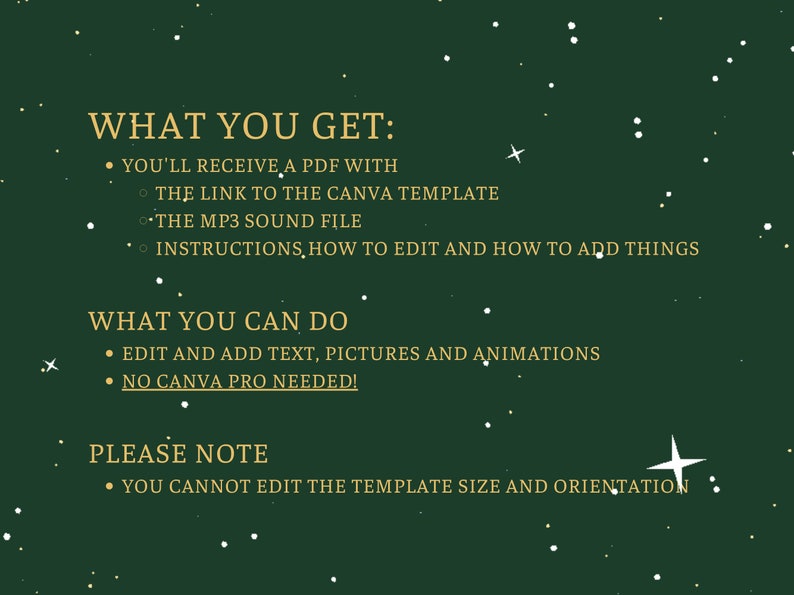 Canva video invitation Canva template Holdiday invite Etsy België