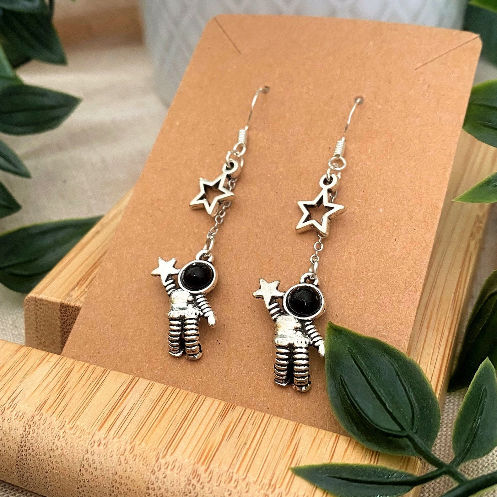 Space Earrings For Women - Planet & Astronaut Drop Dangle Earrings, Astronomy Jewelry Gift For Teen Girls & Women
