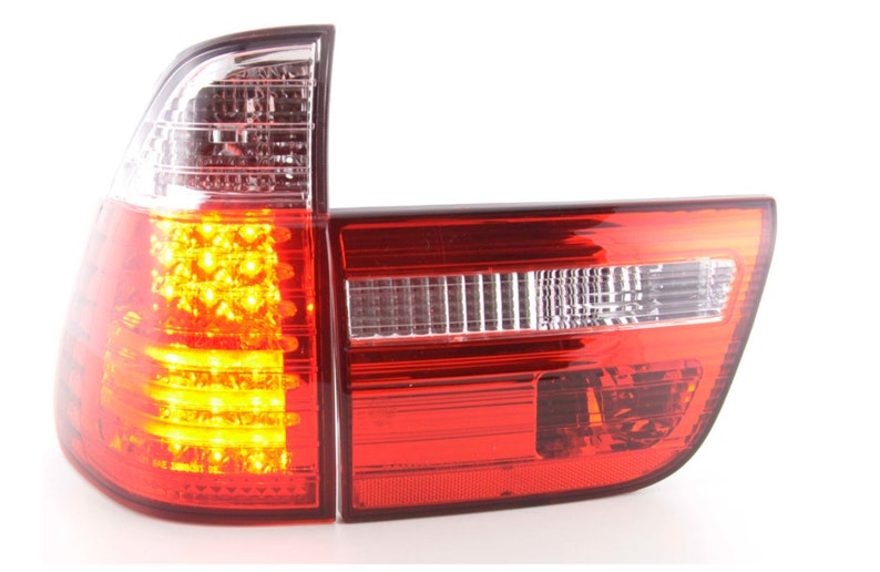 LT Pair LED DRL Lightbar Rear Lights BMW 3 Series F31 12+ Touring red black LHD main image 1