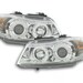 FK Pair LED DRL Halo Eye headlights BMW 3-series E90 E91 05-08 Chrome LHD M3