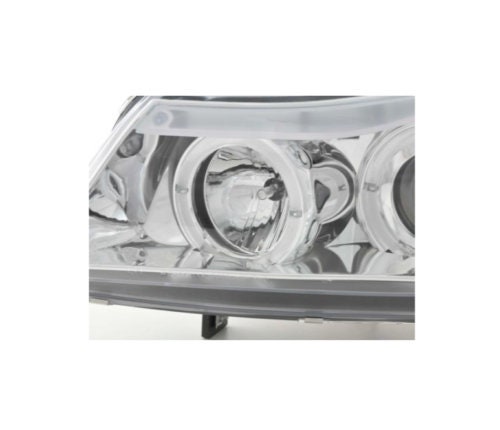 LT Pair LED DRL Halo XENON + AFS Headlights BMW E90 Sedan E91 Touring chrome LHD