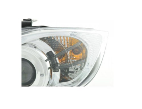 FK LED DRL Halo Ring Projector headlights BMW 3-series Saloon E46 98-01 M3 LHD