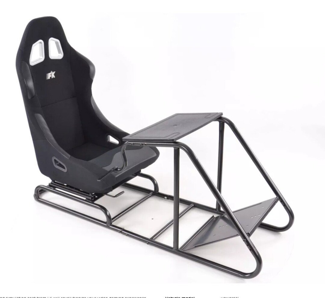 Simulator Racing Seat Frame & Seat Game Xbox Playstation Pc F1 Etsy
