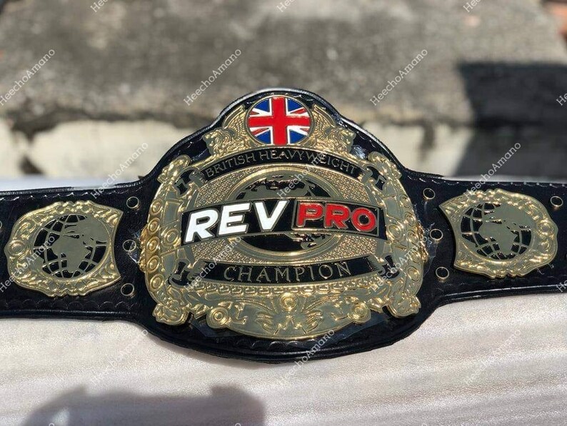 New British Heavyweight Rev Pro Wrestling Championship Replica Etsy