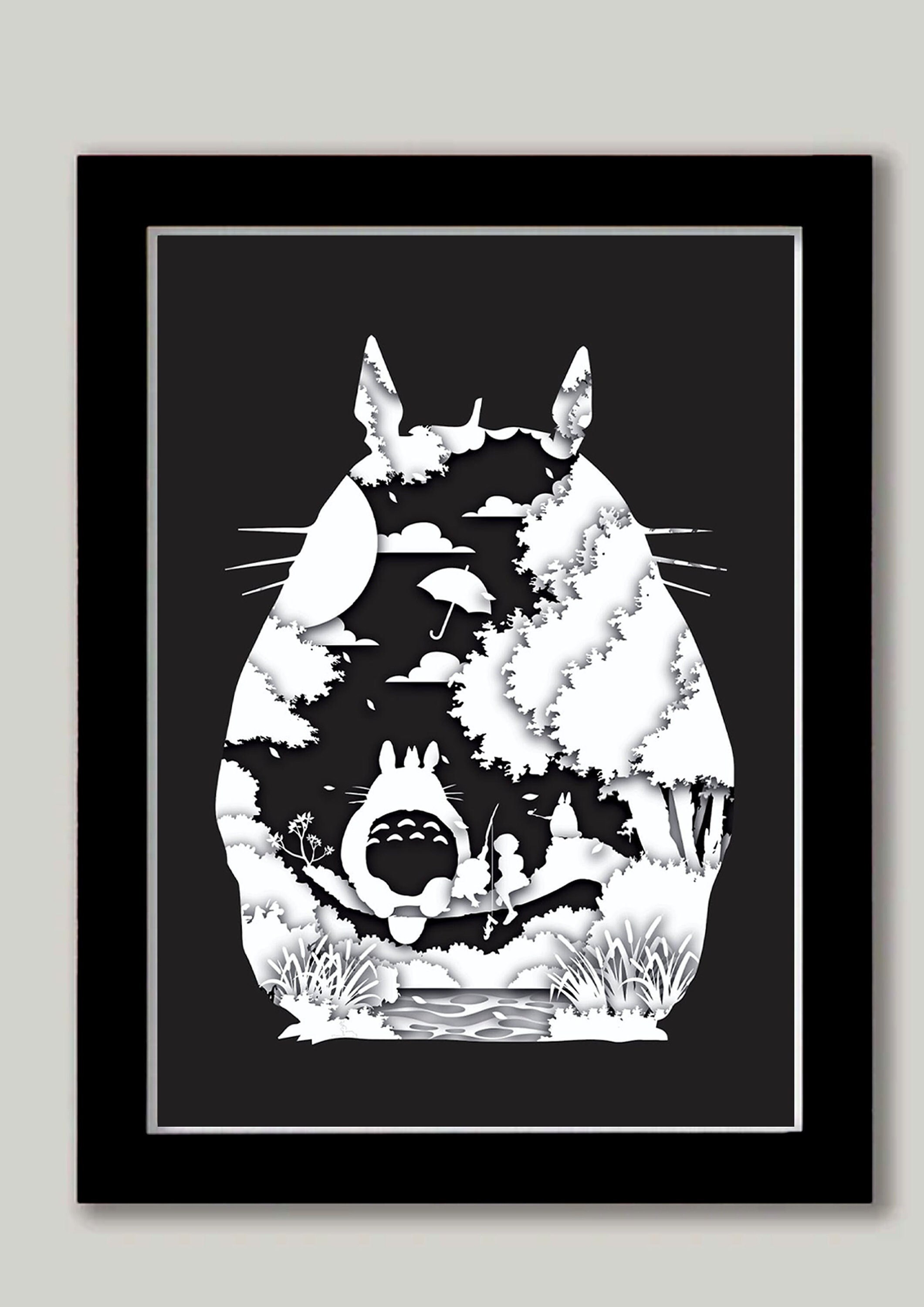 Little Totoro Stencil