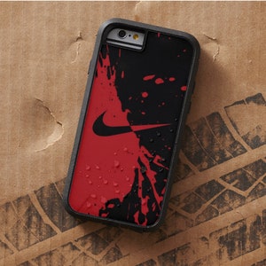 Shockproof Authentic Nike Iphone Se 6s Case Covers Apple Nike Etsy