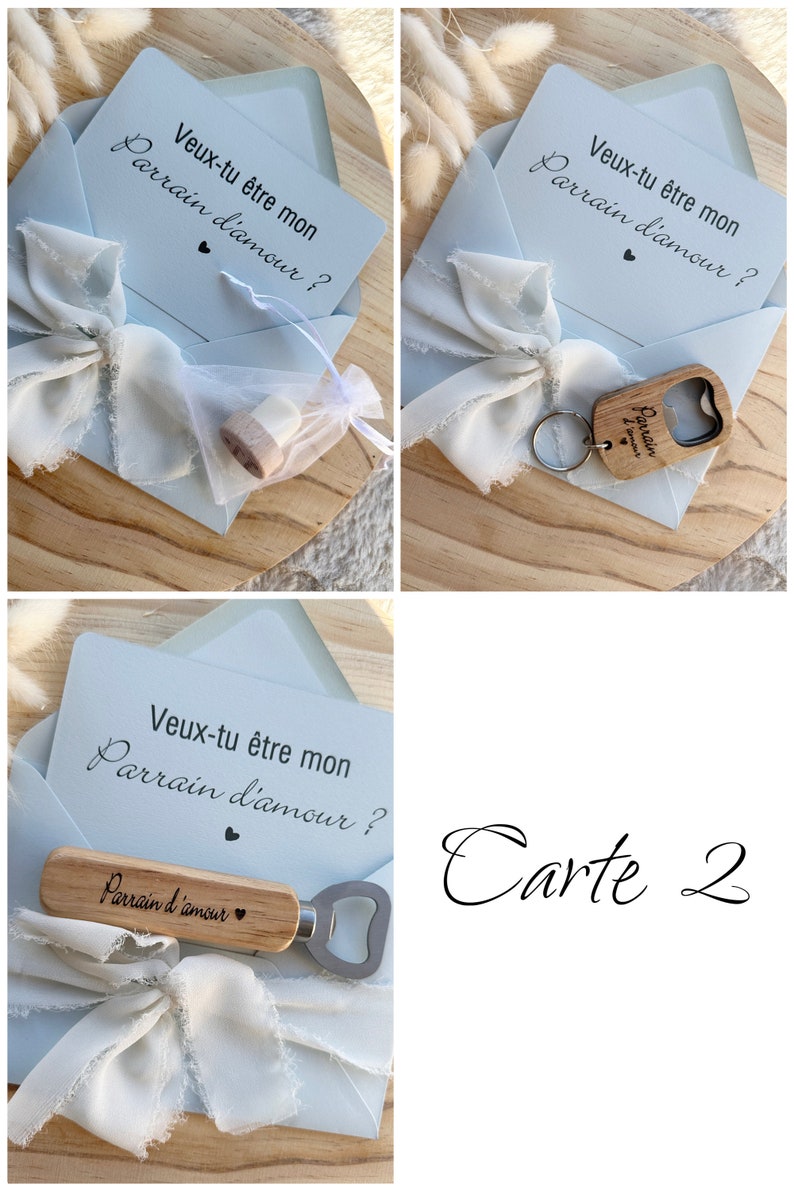 Blue godfather pregnancy announcement with bottle opener, bottle cap, key ring bottle opener, baby baptism godfather, godfather request image 9