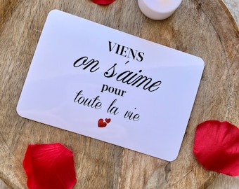 Carte mots d’amour love