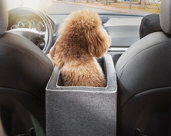 DOG bed furniture car seat for dog carrier Travel carriers for dog Christmas gift for dog, Seat for dog y Dog lover gift Basket Car Seat