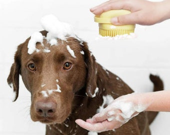 Badezimmer Welpe Großer Hund Katze Bad Massage Handschuhe Bürste Weiche Sicherheit Silikon Haustier Zubehör für Hunde Katzen Werkzeuge Mascotas Produkte