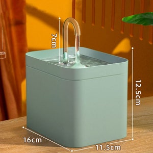 Fontaine à eau pour chat filtre automatique USB électrique muet chat abreuvoir bol filtrant pour chats distributeur d'eau pour animaux de compagnie distribution automatique d'eau pour animaux de compagnie image 7