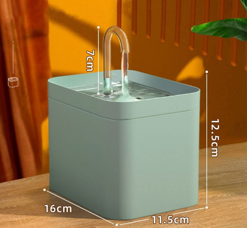 Fontaine à eau pour chat filtre automatique USB électrique muet chat abreuvoir bol filtrant pour chats distributeur d'eau pour animaux de compagnie distribution automatique d'eau pour animaux de compagnie image 7