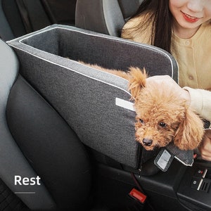 Correa ajustable del gato del perro del cinturón de seguridad del coche del  perro del color sólido para el viaje al aire libre del coche