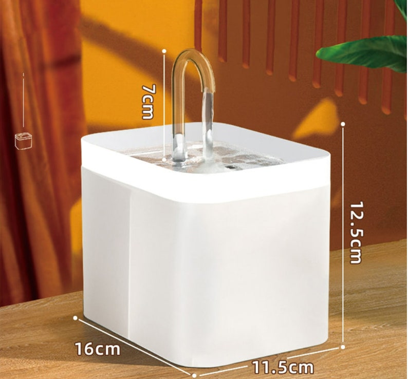 Fontaine à eau pour chat filtre automatique USB électrique muet chat abreuvoir bol filtrant pour chats distributeur d'eau pour animaux de compagnie distribution automatique d'eau pour animaux de compagnie image 8