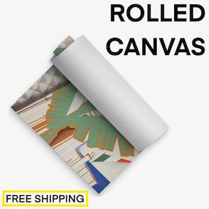 Rolled canvas