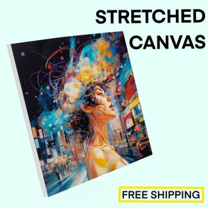 Stretched canvas