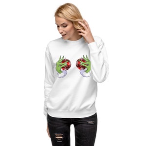 Green Hands Holiday Ornament Christmas Friendsmas Unique Gift Sweatshirt