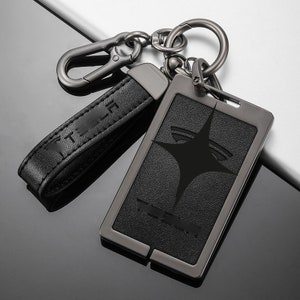 New Black Alloy Clear Key Card Cover Holder Protector For Tesla