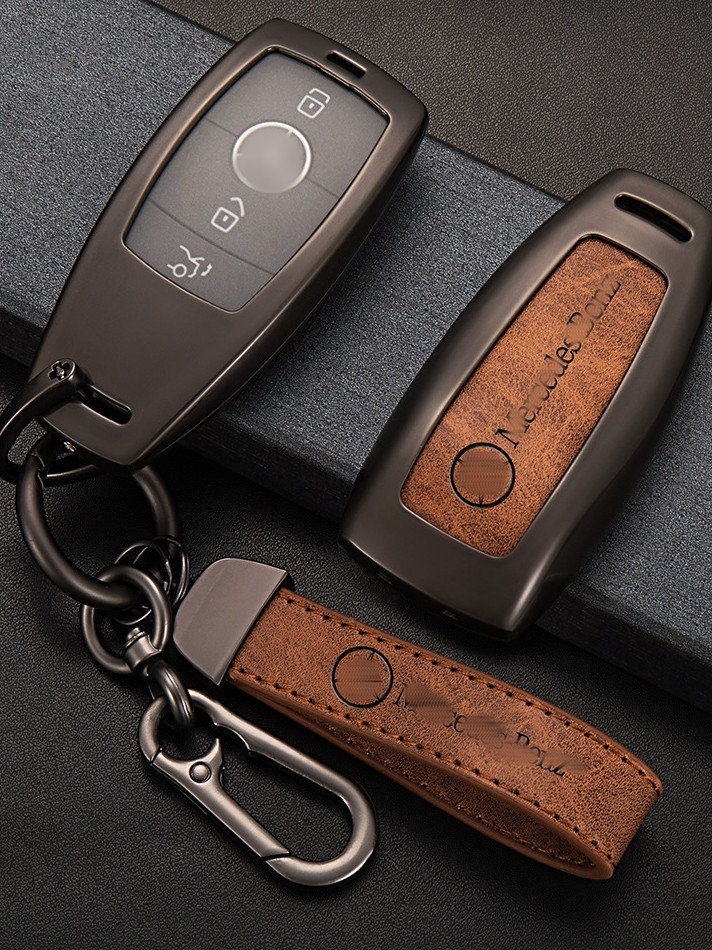Keyless Go Schutz Autoschlüssel-Schutzhülle Schlüssel Tasche PU Leder JI