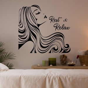 Spa Decal Spa Wall Decal Spa Wall Sticker Spa Wall Art Home Decor Wall Art SPA0006
