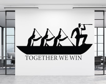 Teamwork sticker Teamwork muur sticker Teamwork muur sticker Teamwork Wall Art Home Decor Wall Art TM0016