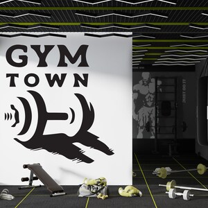 Gym Decal Gym Wall Decal Gym Wall Sticker Gym Wall Art Home Decor Wall Art GYM0034