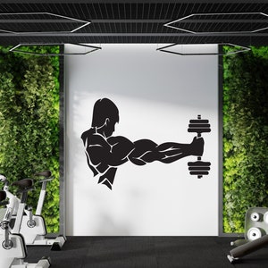 Gym Decal Gym Wall Decal Gym Wall Sticker Gym Wall Art Home Decor Wall Art GYM0029