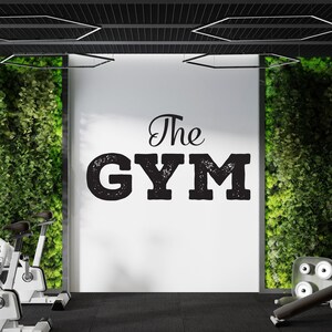Gym Wall Sticker Gym Wall Decal Sport Wall Decor Custom Decals Wall Art GYM0015