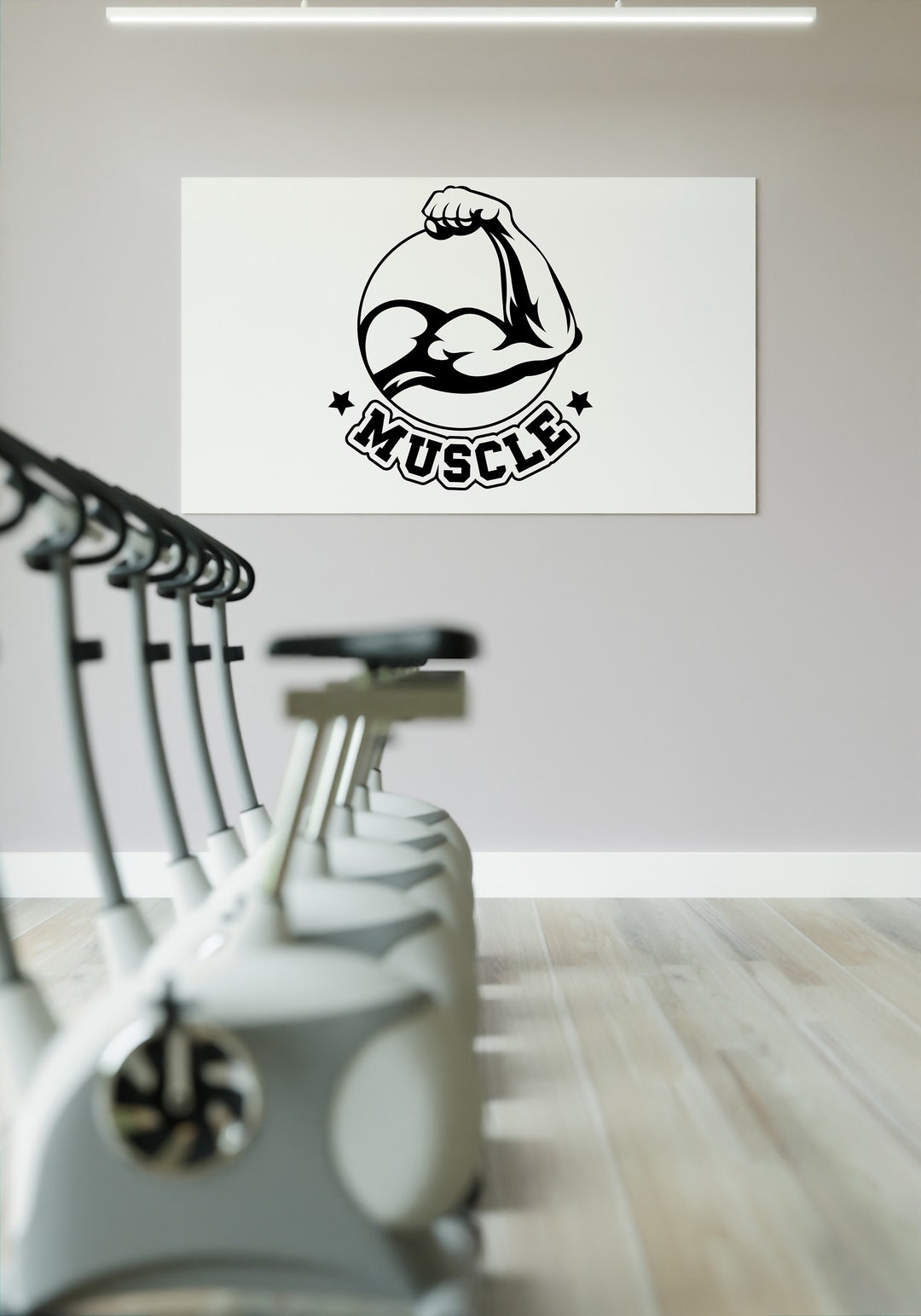 Gym Wall Sticker Gym Wall Decal Sport Wall Decor Custom Decals Etsy