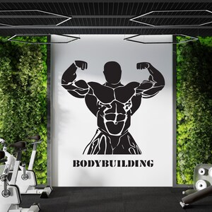 Gym Decal Gym Wall Decal Gym Wall Sticker Gym Wall Art Home Decor Wall Art GYM0022