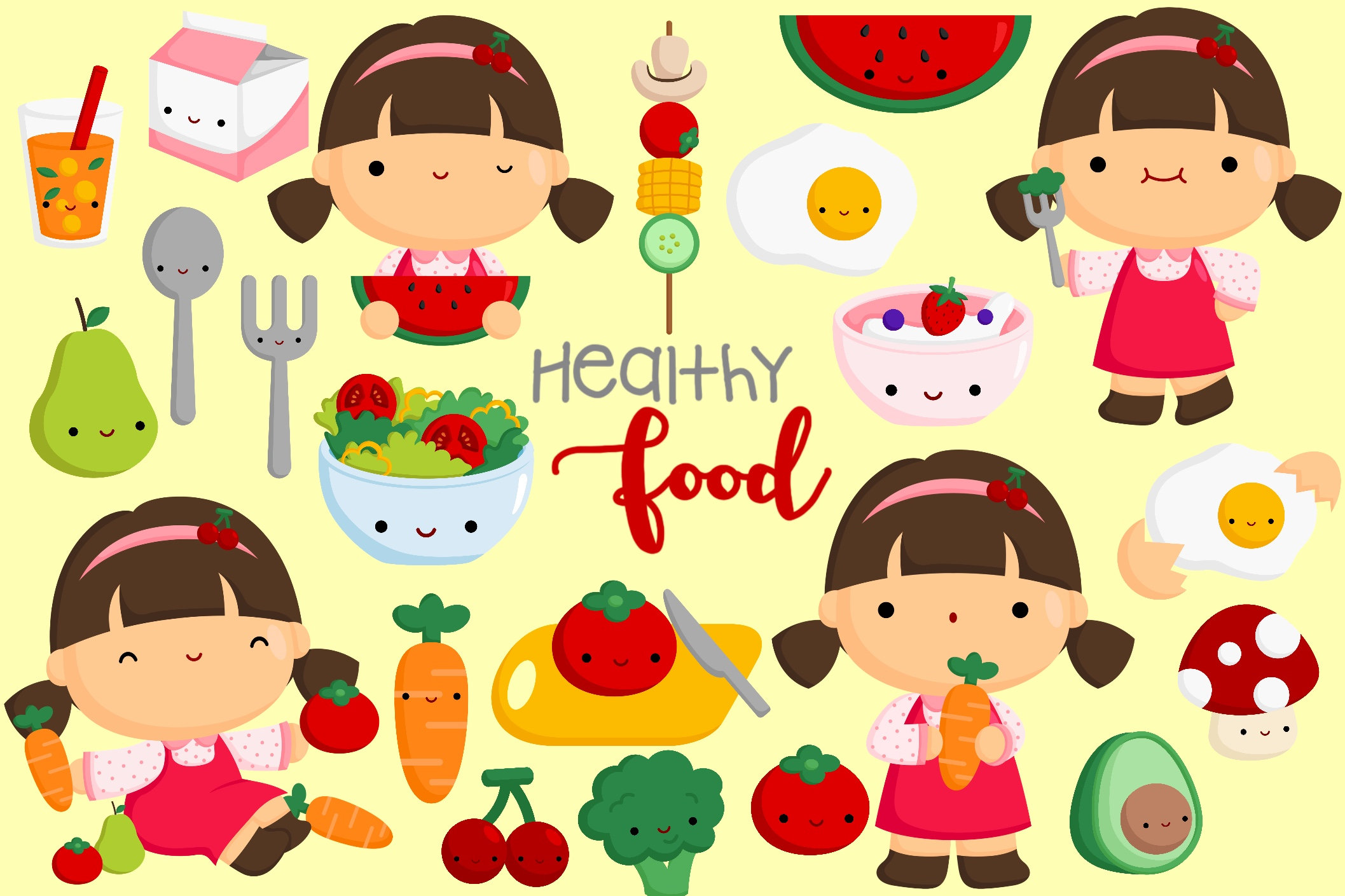 food for kids clipart