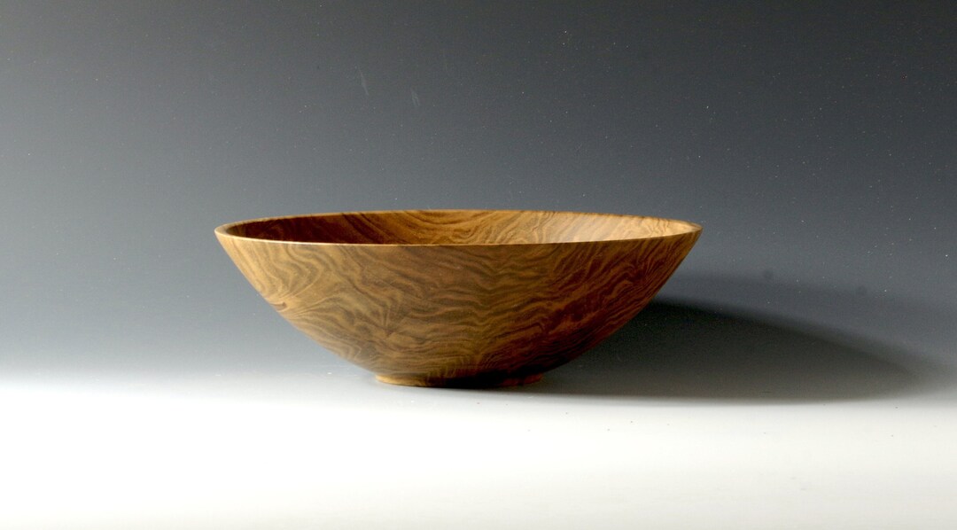 Highly Figured Maple Salad Bowl Etsy