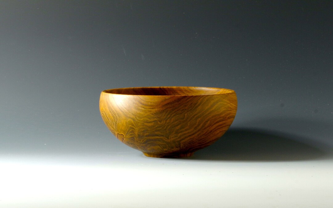 Highly Figured Maple Salad Bowl Etsy