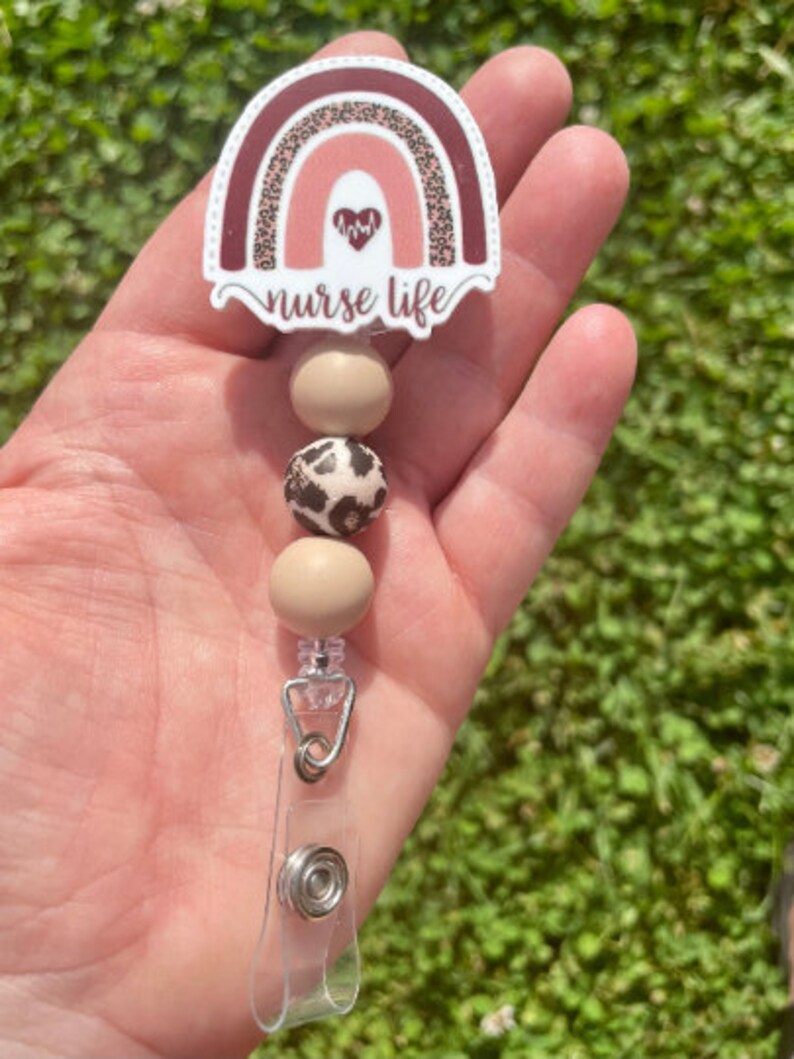Badge Topper, Rainbow Nurse Life, Badge for Nurse, Badge Buddy, Badge