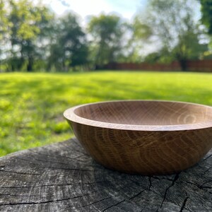 Hand-Turned 6.75 inch Oak Bowl