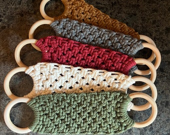 Macrame Towel Hanger