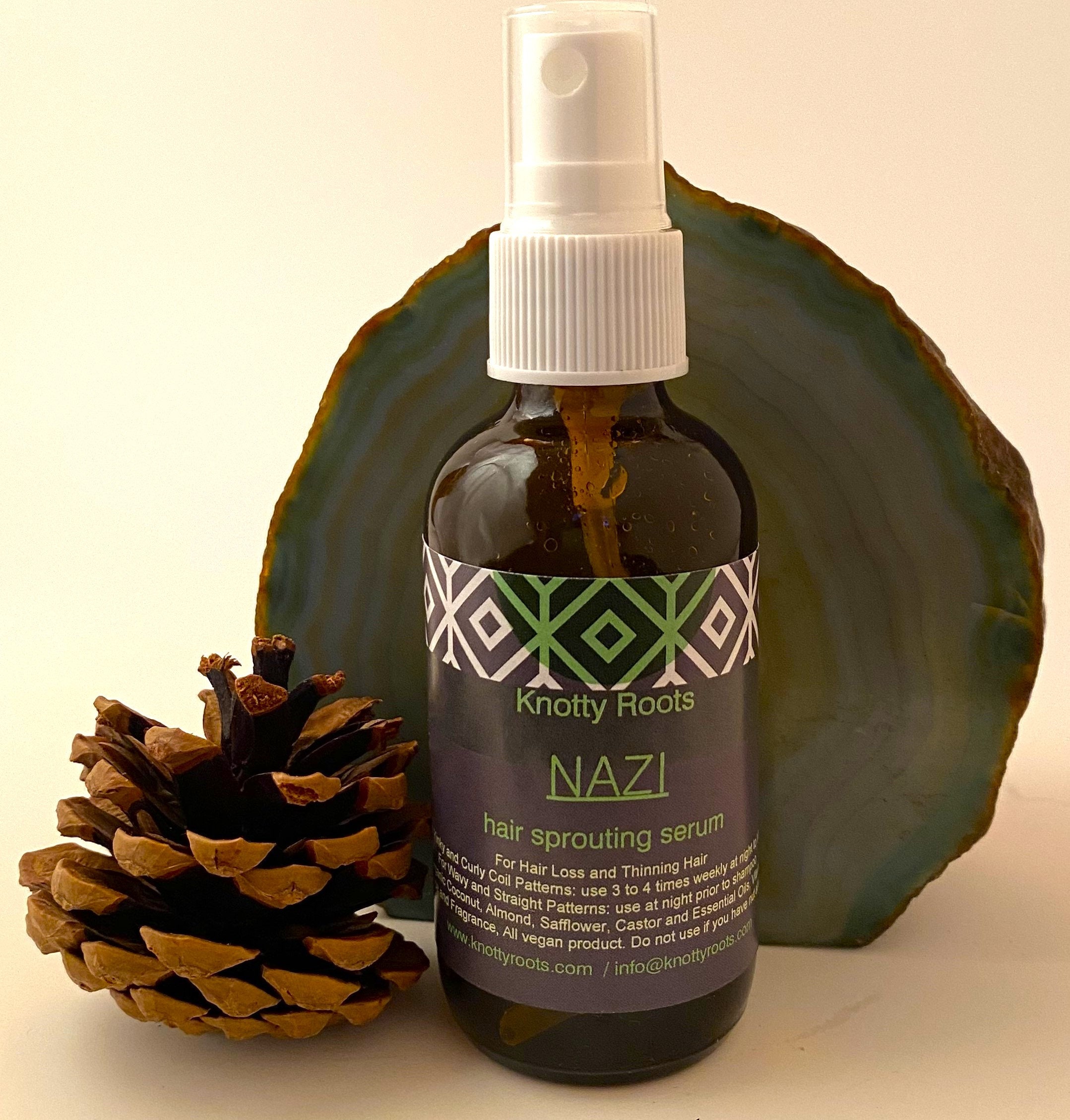 Knotty Roots NAZI hair Sprouting Serum Etsy