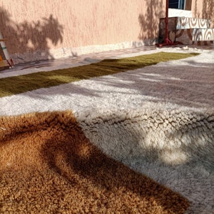 Taupe moroccan rug, morocco beni rug , Modern beni ouarain Rug, berber rug, custom made order