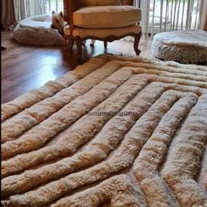 Moroccan Rug taupe, taupe morocco rug , Modern beni ouarain Rug, berber rug, off white rug , custom made order