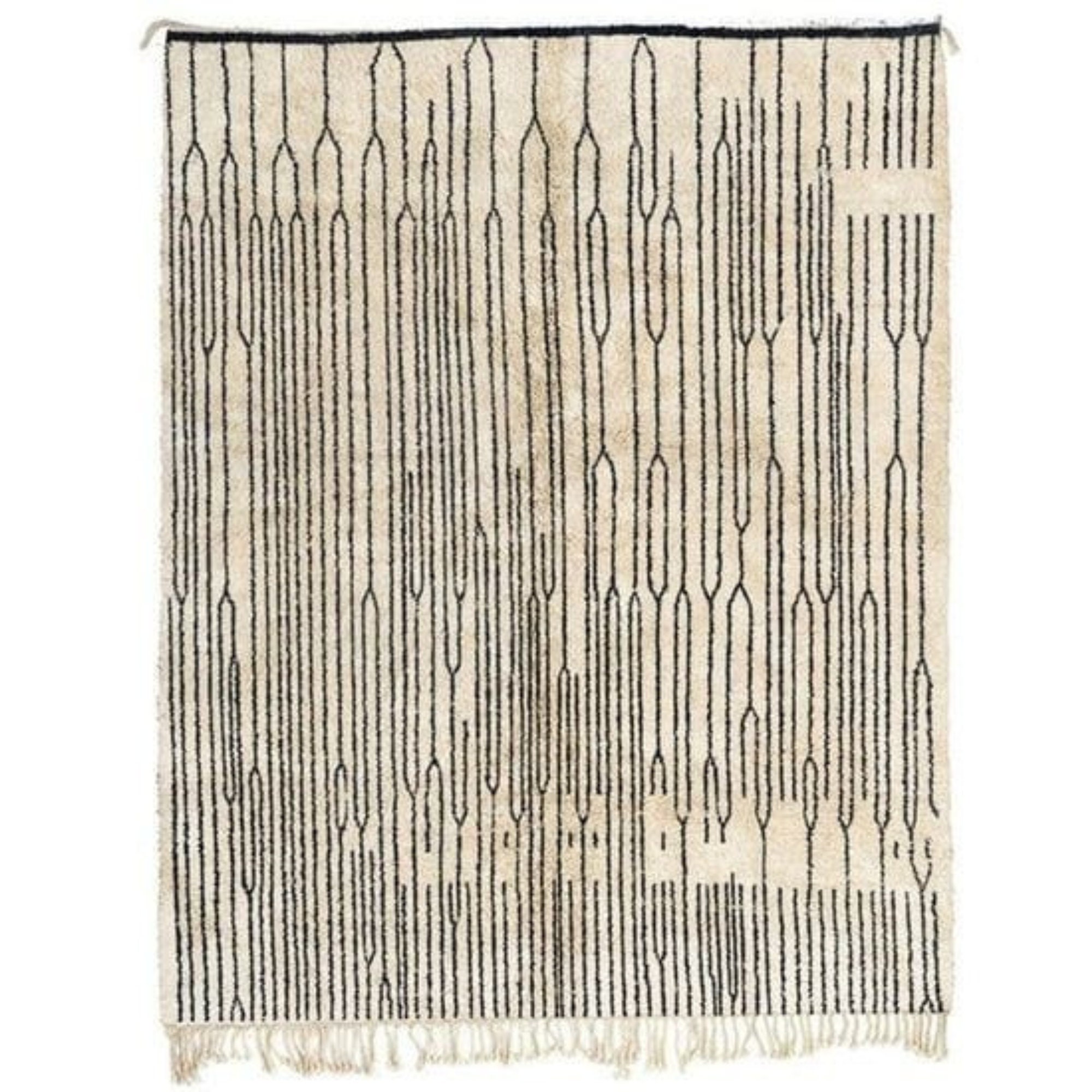 Moroccan Rug White , White Morocco Rug , 8x10 Feet , Morocco Rug