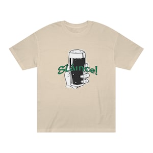 Slainte Irish T-Shirt - Perfekt für St. Patrick&#39;s Day oder für die stolze Darstellung Irlands