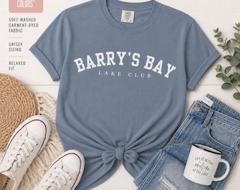 Every Summer After Inspired Shirt | Barry's Bay Lake Club Tee | Bookish Summer Shirt | Cottage Lake Tee | Romance Reader Gift