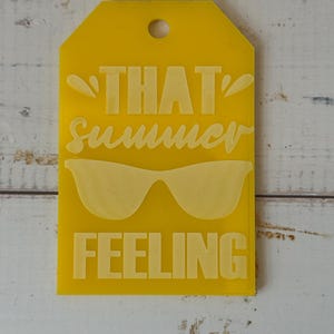 Custom Acrylic Luggage Tag for Vacation, Honeymoon, or Travel Gift