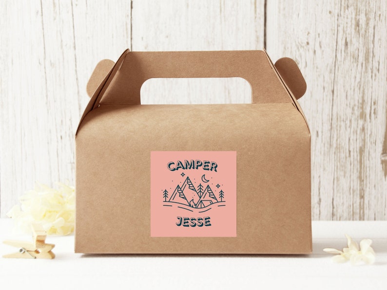 Camp Bachelorette Party Name Tag Camp Bride Editable Template Instant