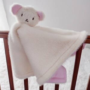 Bear Lovey - Neutral and Pink