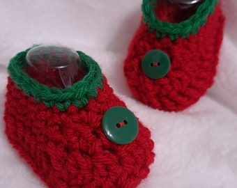 Elf Booties 1 - 3 months