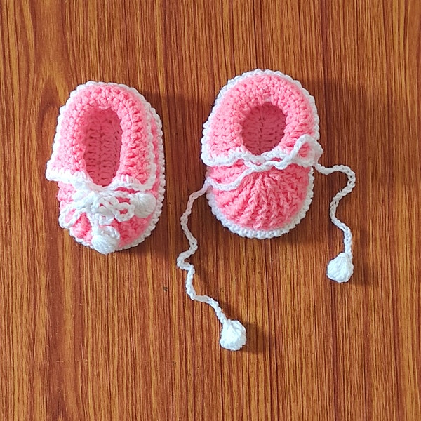 Baby Booties | Baby Shoes With Double Layered Sole | 6 to 12 Months Baby Size