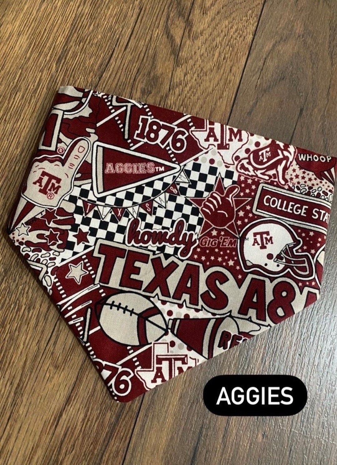 Aggies A&M Custom Dog Bandana Etsy