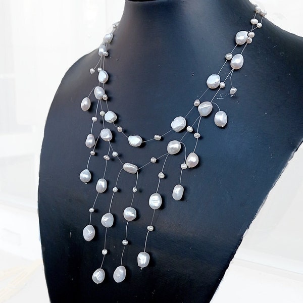 Illusion Necklace Etsy